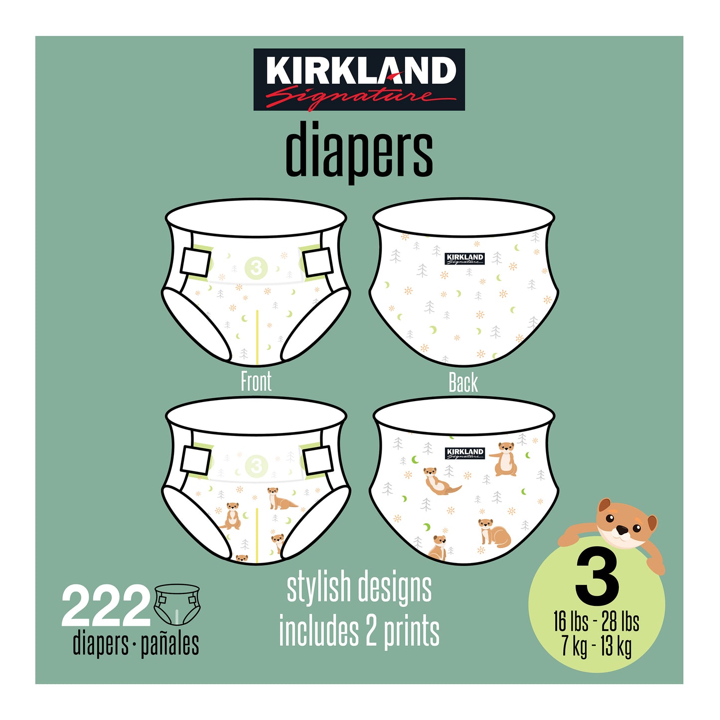 Diaper Sizes 3 – 6 – Thin, Super Absorbent, Gentle on Skin