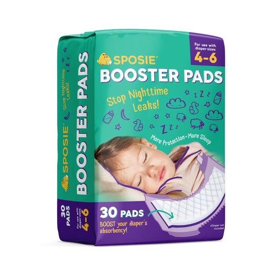 Booster Pads Diaper Doublers – Size 4–6 (30 Count)