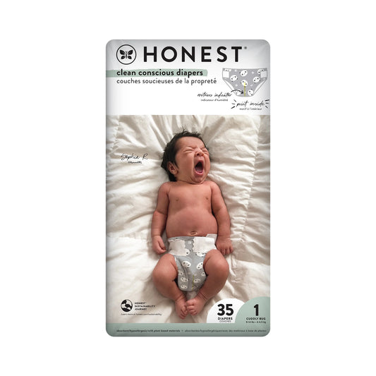 Diapers – Pandas Design – Size 1 (Up to 14 lbs)
