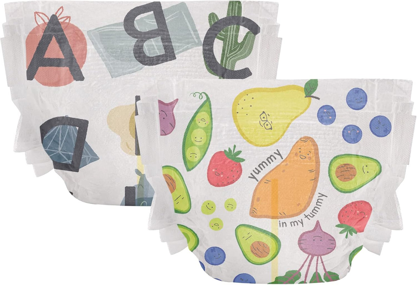 Plant-Based Baby Diapers – Size 5 (27+ lbs, 100 Count)