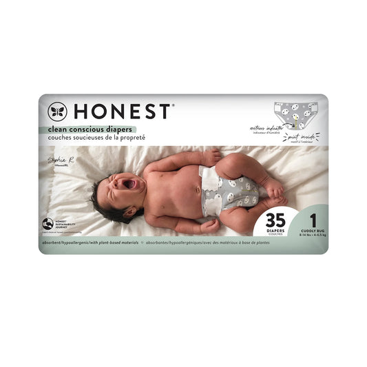 Diapers – Pandas Design – Size 1 (Up to 14 lbs)