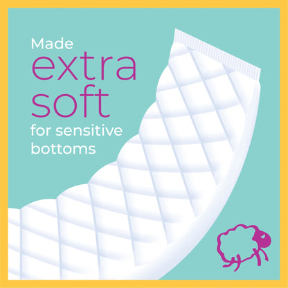 Booster Pads – Stop Overnight Diaper Leaks – Fits Sizes Newborn to 3 (32 Count)